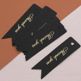 50-100pcs Thank You Paper Card Tags 2x7cm DIY Jewelry Packing