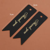 50-100pcs Thank You Paper Card Tags 2x7cm DIY Jewelry Packing