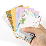 Flower Cardboard Hang Tag Jewelry Display Cards