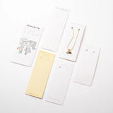 50Pcs/Lot Keychain Display Paper Card With Packing DIY Holder Retail Tags