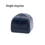 Ring Box Jewelry Double Open Case Pendant Earring Storage Packaging