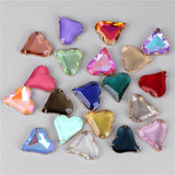 26MM Crystal Heart Pendant Charm DIY Jewelry Making Necklace Earring Rhinestone