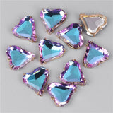26MM Crystal Heart Pendant Charm DIY Jewelry Making Necklace Earring Rhinestone
