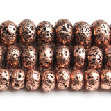 Natural Red Copper Hematite Stone Beads for Jewellery Making