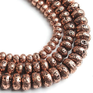Natural Red Copper Hematite Stone Beads for Jewellery Making