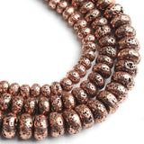 Natural Red Copper Hematite Stone Beads for Jewellery Making