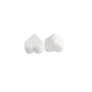 Sunrony 30pc Mini Love Heart Silicone Beads Chewable Toys