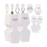 50pcs Necklace Display Card for Jewelry Stand Tag, Bracelet Earrings Packaging