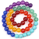 7 Chakras Natural Stone Beads for Jewelry Making 4 6 8mm