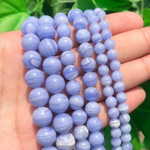 Natural Stone Agates Beads Round Loose Beads for Jewelry Making 6/8/10mm