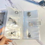 Transparent Jewelry Organizer Bag with Ziplock
