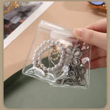 Transparent Jewelry Organizer Bag with Ziplock