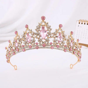 Crystal Crown for Girls Small Tiaras Headdress Prom Wedding Dress Hair Jewelry
