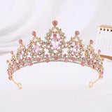 Crystal Crown for Girls Small Tiaras Headdress Prom Wedding Dress Hair Jewelry