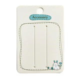 50pcs 6.8X10cm Hair Bow Clip Display Cards Paperboard Holder Gift Bag Packaging
