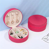 PU Jewelry Organizer Case Portable Jewellery Display Travel