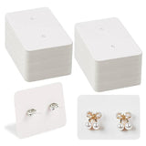 100pcs Paper Earrings Blank Showcase Cards Ear Stud Jewelry Display Packaging