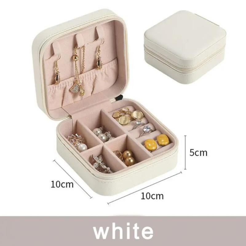 Portable Jewelry Box Organizer Display Jewelry Case Boxes Candy Travel