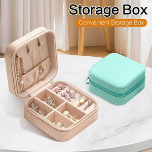 Portable Jewelry Box Organizer Display Jewelry Case Boxes Candy Travel