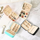 Portable Jewelry Box Organizer Display Jewelry Case Boxes Candy Travel