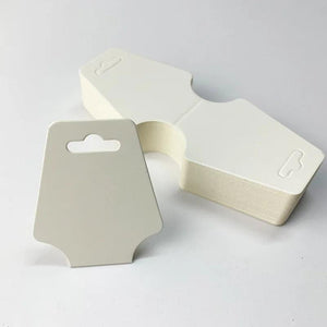 50Pcs Jewelry Display Hanger Card Holder Stand 12x5cm