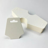 50Pcs Jewelry Display Hanger Card Holder Stand 12x5cm