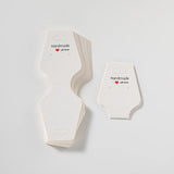 50Pcs Jewelry Display Hanger Card Holder Stand 12x5cm
