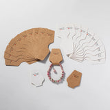 50Pcs Jewelry Display Hanger Card Holder Stand 12x5cm
