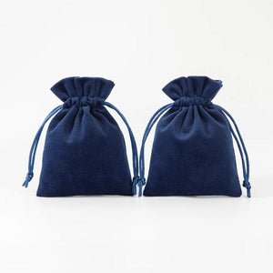 5pcs Velvet Jewelry Bags Drawstring Wedding Gift Pouch