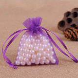 50PCS Organza Bag Jewelry Packaging Bags 7x9 9x12 10x15 13x18CM