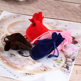 10pcs Velvet Drawstring Gift Bags 7*9/9*12cm Jewelry Pouches