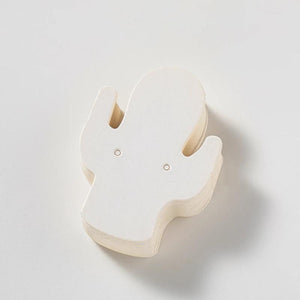 100Pcs Earring Packaging Necklaces Display Card Holder Ear Studs Bags