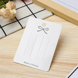 50pcs Hair Clip Display Cards 10.5x7.5cm for Bow Barrette Organizer