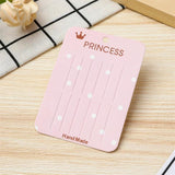 50pcs Hair Clip Display Cards 10.5x7.5cm for Bow Barrette Organizer
