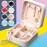 Portable Jewelry Box Organizer Display Travel Jewelry Case Boxes