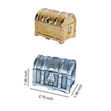 Alloy Treasure Box Jewelry Storage Case Solid Necklace Display Container