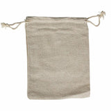10pcs Beige Jute Drawstring Pouch Burlap Jewelry Bags Wedding Gift Bags