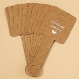 50pcs 4x10cm Necklace Display Cards Jewelry Packaging DIY Keychain Bracelet Tag