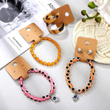 50pcs 4x10cm Necklace Display Cards Jewelry Packaging DIY Keychain Bracelet Tag