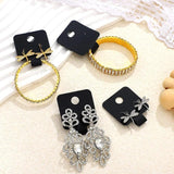 50pcs 4x10cm Necklace Display Cards Jewelry Packaging DIY Keychain Bracelet Tag