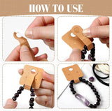 50pcs 4x10cm Necklace Display Cards Jewelry Packaging DIY Keychain Bracelet Tag
