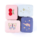 Ladies Jewelry Box Earring Ring Organizer Travel Case
