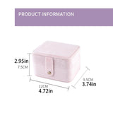 Ladies Jewelry Box Earring Ring Organizer Travel Case