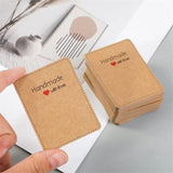 50pcs 6.5x5cm Earring Display Cards Paperboard for Jewelry Stand Holder