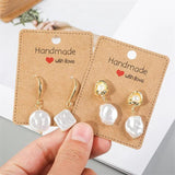 50pcs 6.5x5cm Earring Display Cards Paperboard for Jewelry Stand Holder
