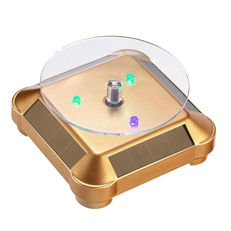 Solar Powered Rotary Display Stand for Jewelry