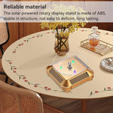 Solar Powered Rotary Display Stand for Jewelry
