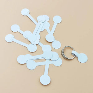 Round Paper Cards Necklace Ring Labels Stickers Jewelry Display