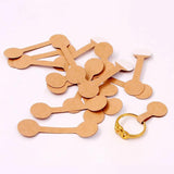 Round Paper Cards Necklace Ring Labels Stickers Jewelry Display