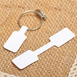 Round Paper Cards Necklace Ring Labels Stickers Jewelry Display